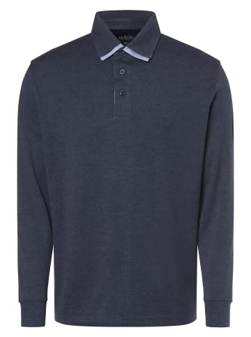 Mc Earl Poloshirt in indigo weiß