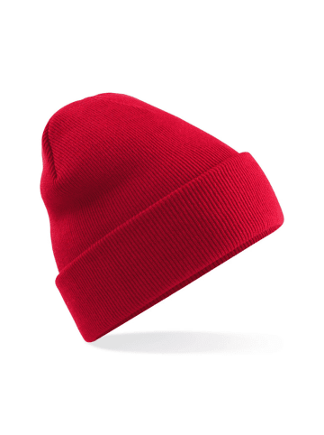 Yuhu Unisex Strickmütze in vielen Farben, für Damen und Herren in Rot