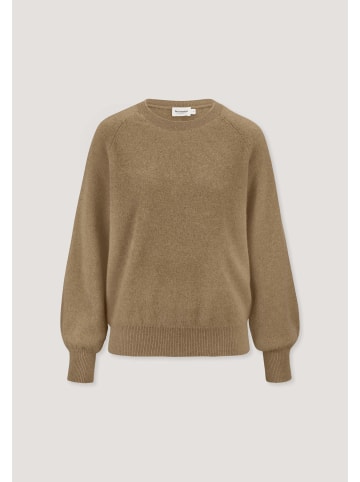 Hessnatur Pullover in camelbraun