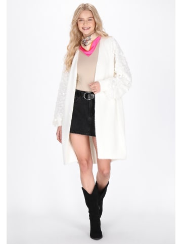 IZIA Women Cardigan in white