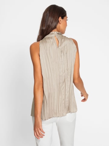Heine Pliseetop in beige