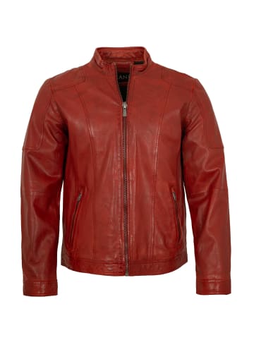 JILANI Lederjacke Lammnappa in Rot