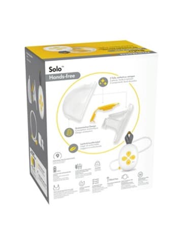 Medela Milchpumpe Solo Hands-free in Transparent