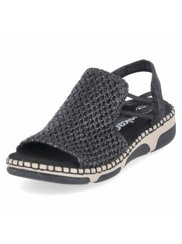 rieker Sandalette in schwarz