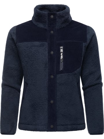 ragwear Fleecejacke Appopis Block in Navy