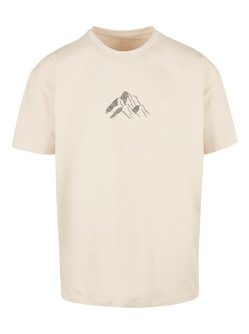 F4NT4STIC T-Shirt Mountain Berge Urlaub Winter Schnee Ski in sand