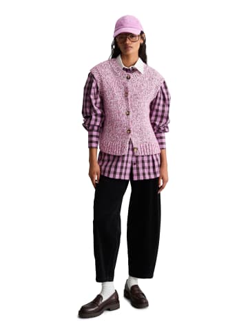 Marc O'Polo DENIM Ärmelloser Cardigan relaxed in Medium Pink