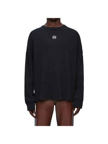 Loewe LOEWE Oversize langarm T-Shirt Schwarz Herren