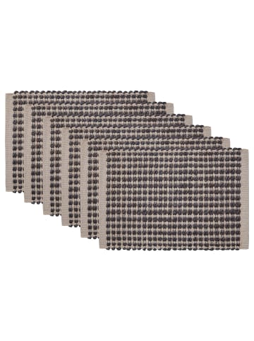 Butlers Tischset BON TON 6er-Set in Schwarz