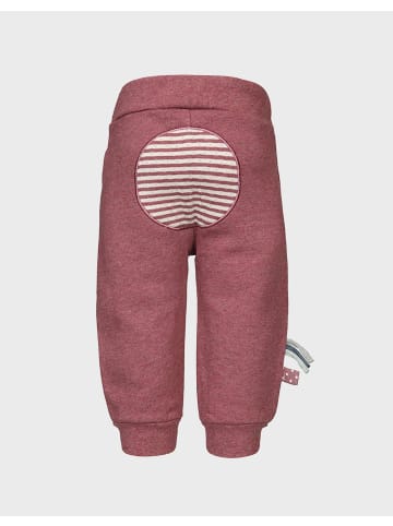 OrganicEra Baby Sweathose in Bordeaux Melange