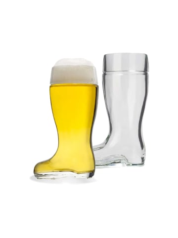 Stölzle 2er Set Biergläser Stiefel in 500 ml in transparent