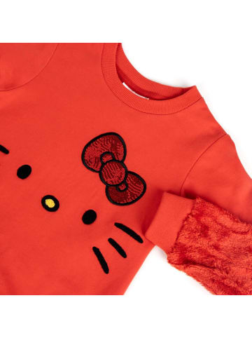 COFI 1453 Hello Kitty Sweatshirt Kinder 100 % Baumwolle in Rot