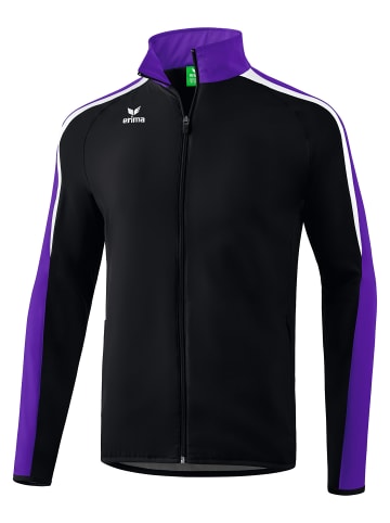 erima Liga 2.0 Praesentationsjacke in schwarz/violet/weiss