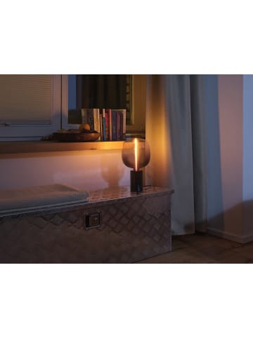 Osram Decor Marble Base Tischleuchte E27 Schwarz Marmor