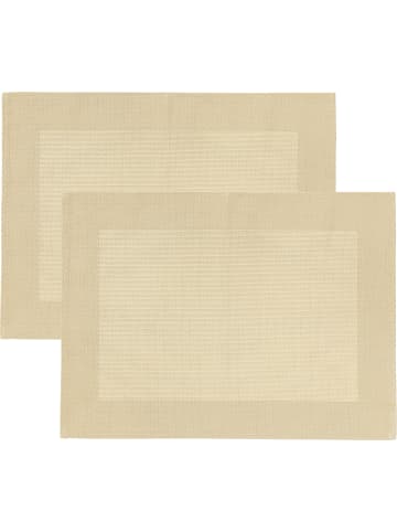 Erwin Müller Tischset 2er-Pack in beige