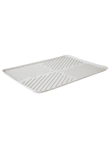 Michelino Abtropfmatte in Weiß, 40 x 30 x 1,5 cm - Wasserabweisend & Flexibel in Weiß