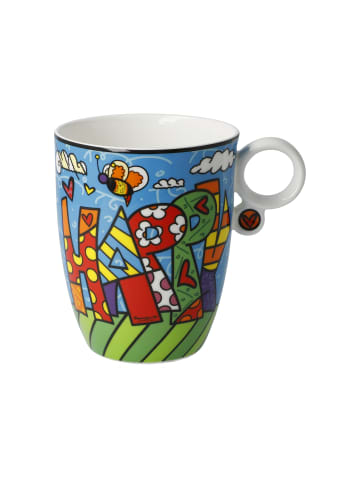 Goebel Künstlertasse " Romero Britto - Happy " in Britto-Happy