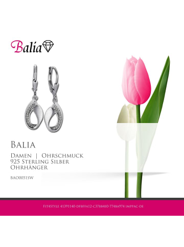 BALIA Silber 925 Damen Ohrhänger Loop Ohrring ca. 3,3cm