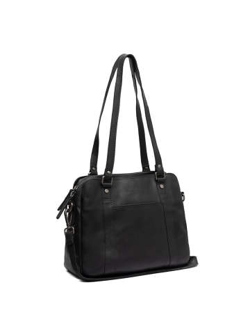 The Chesterfield Brand Porlezza Schultertasche Leder 31 cm in black