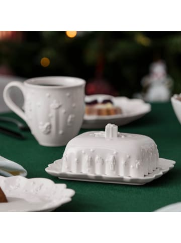 Villeroy & Boch Butterdose Toy's Delight Royal Classic in Weiß 18,6 x 15,5 cm in weiß
