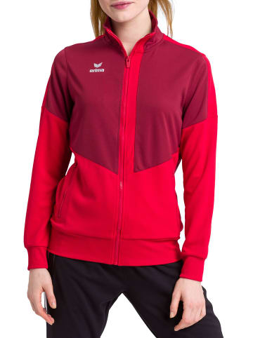 erima Damen Squad Worker Jacke in bordeaux/rot
