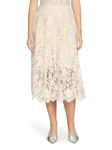 Vera Mont Spitzenrock mit Taschen in Champagne Sorbet