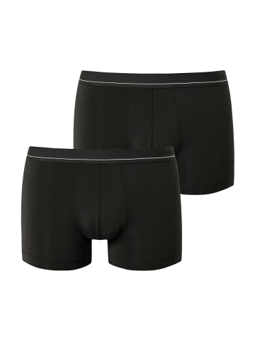 Schiesser Trunk Pure Micro in Schwarz