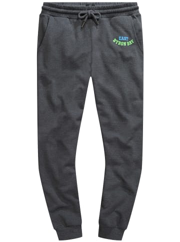 JP1880 Lange Sweathose in dunkelgrau melange