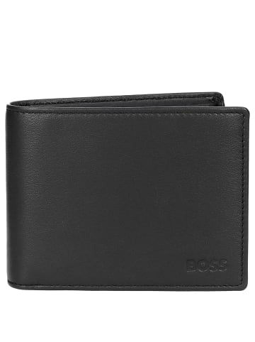 BOSS Arezzo 8cc - Herrengeldbörse Leder 12 cm in schwarz