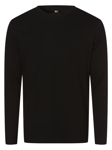Nils Sundström Langarmshirt in schwarz