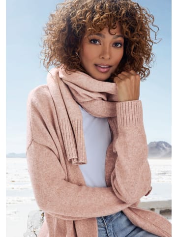 Vivance Strickjacke in beige meliert