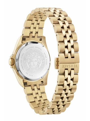 Versace Quarzuhr für Damen in gold