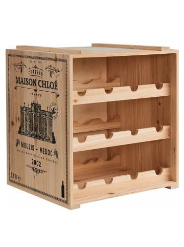 Butlers Butlers Weinregal VINOTHEK in Beige