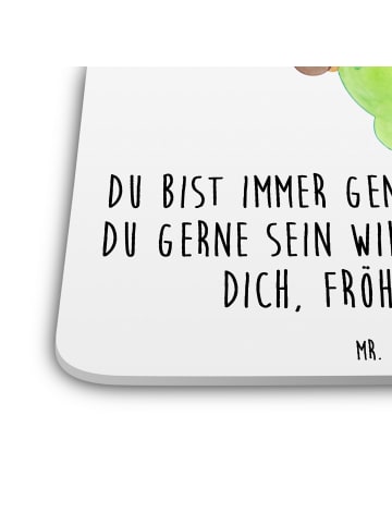 Mr. & Mrs. Panda Untersetzer Schildkröte Pfeifen mit Spruch in Weiß