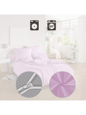 Erwin Müller Seersucker Kuschelkissenbezug Rosenheim in flieder