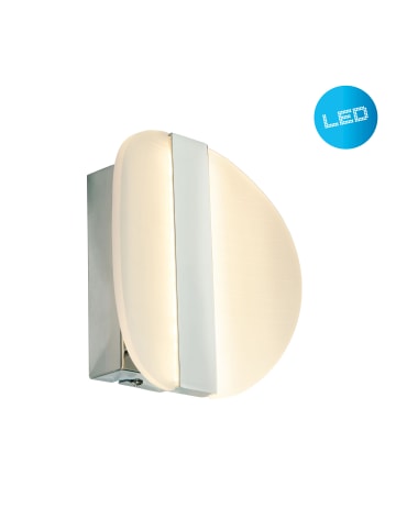 näve LED Wandleuchte "DENVER" in chrome - (L)16 cm x (B)16 cm x (H)16 cm - EEK G