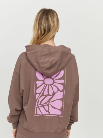 MAZINE Kapuzensweatshirt Donelly Hoodie in deep taupe