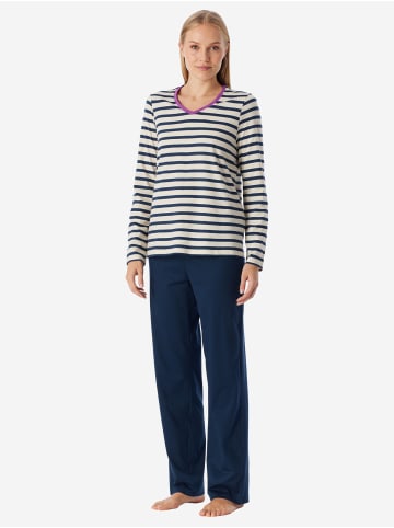 Schiesser Schlafanzug Casual Essentials in seasalt