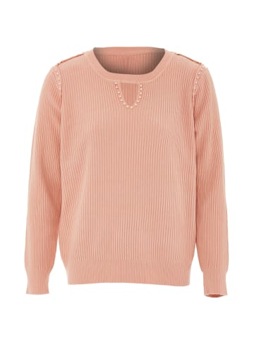 LEOMIA Strickpullover in Rosa