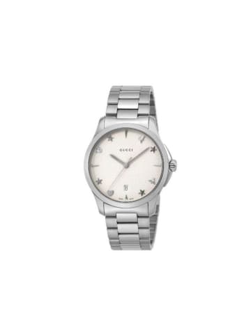 Gucci Uhr aus Edelstahl Model YA1264028
