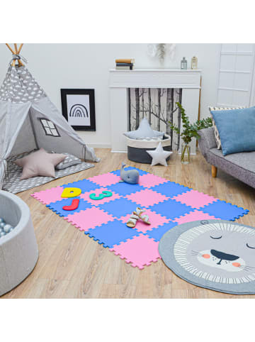 LittleTom Baby Spielmatte Eva 18-tlg. im zwei Farben Mix