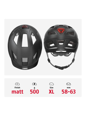 ABUS Fahrradhelm Hyban 2.0 - in velvet black