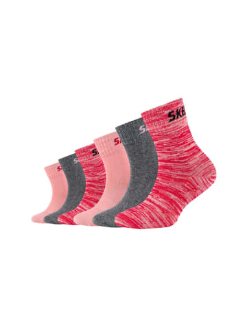 Skechers Socken 6er Pack mesh ventilation in flamingo mix