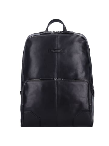 The Bridge Vespucci Rucksack Leder 43 cm Laptopfach in black-ruthenium