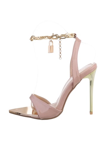 Ital-Design High-Heel Sandalette in Beige