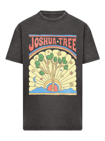 F4NT4STIC Oversize T-Shirt US National Parks Joshua Tree in schwarz