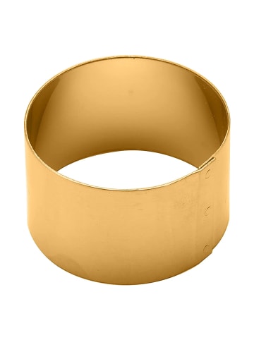 Echtwerk 4 er-Set Servietennring im Kreis-Design in Gold