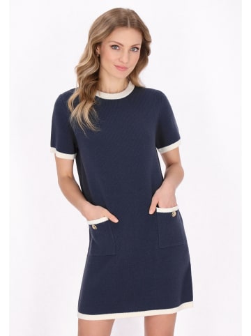 DreiMaster Women Dress in navy offwhite