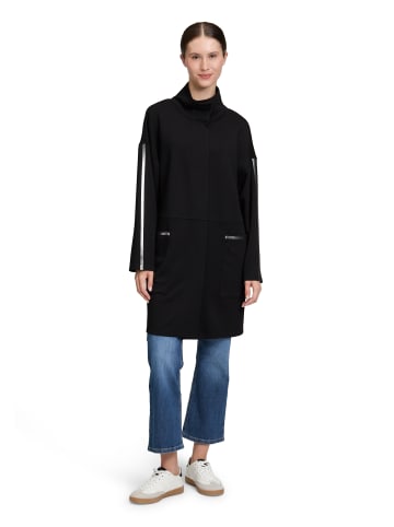 Betty Barclay Sweatmantel mit Stehkragen in Schwarz