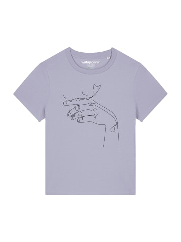 wat? Apparel T-Shirt Don't Hurt Yourself in Lavender